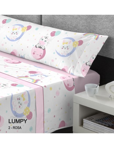Juego sábanas infantil LUMPY coralina