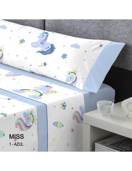 Juego sábanas infantil MISS franela