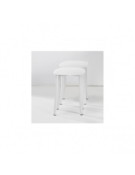 Taburete ROMA blanco