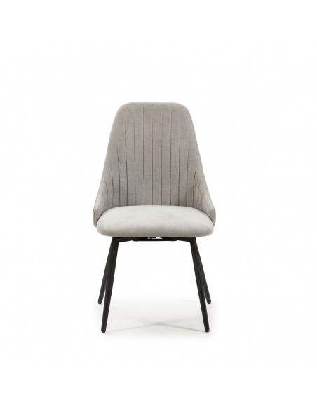 Silla giratoria ELMA gris claro