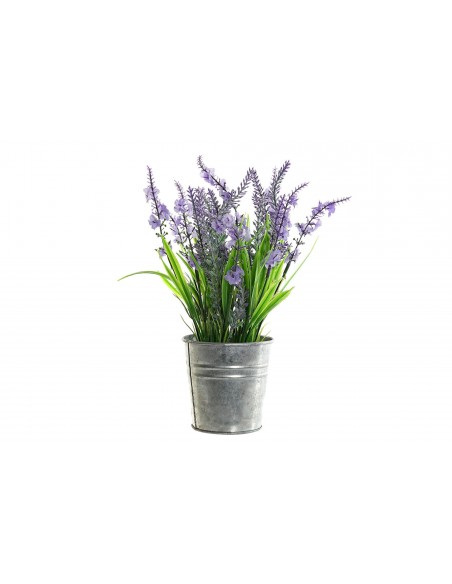 Maceta metal con LAVANDA