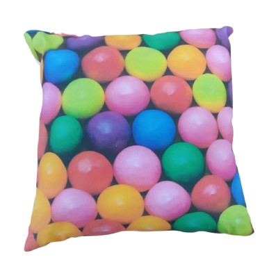 Funda cojín BOLITAS