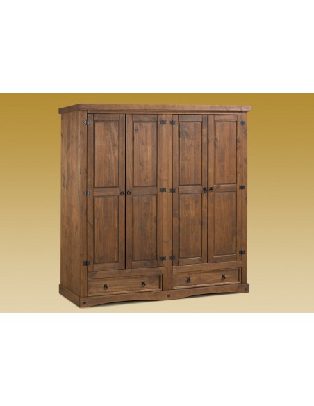 Armario 4 puertas madera NEBRASKA