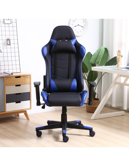 Sillón gamer SOMOS azul