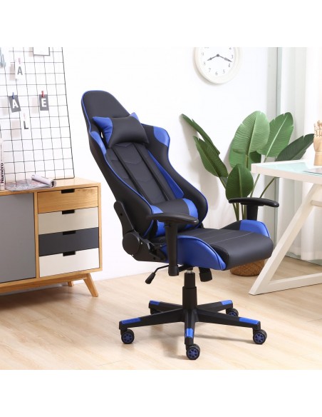 Sillón gamer SOMOS azul