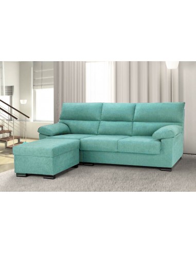Chaise longue puff LANDY turquesa reversible