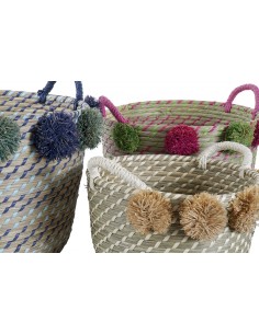 Set 3 cestas POMPON 2