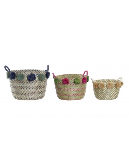 Set 3 cestas POMPON