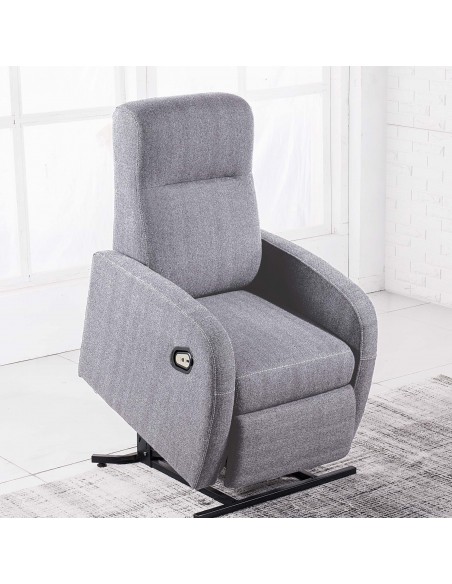 Sillón relax TRADE levantapersonas gris