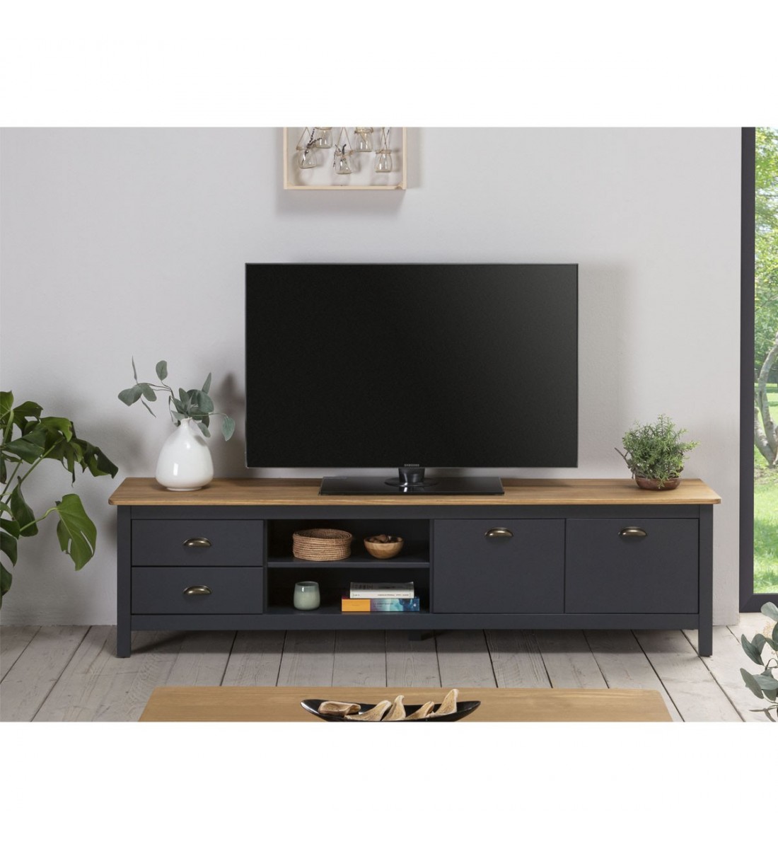 Mueble TV MAYA 180cm antracita