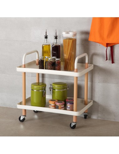 Carro MULTI 2 baldas blanco