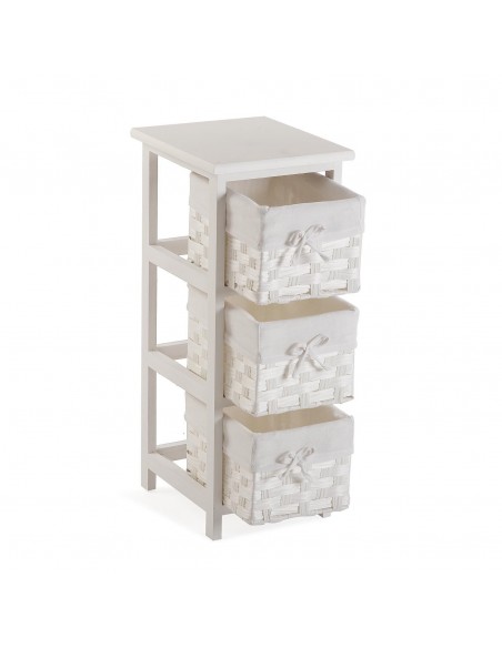 Cajonera POMPEI 3 cajones blanco