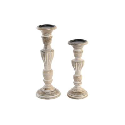 Set 2 portavela MANGO beige
