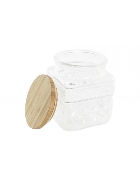 Set 3 bote cristal BAMBU