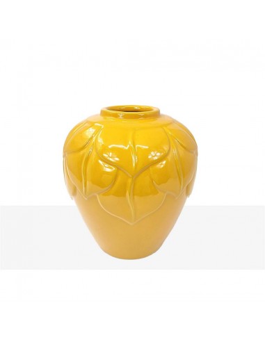 Florero CERAMICA mostaza 01