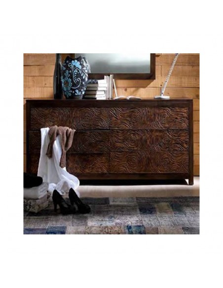 Cama 180x200 + 2 mesitas + espejo NEUS