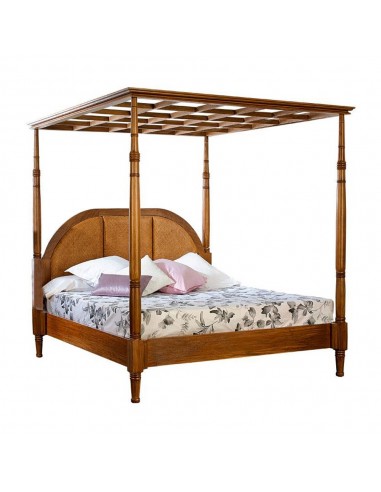 Cama 160x200 + 2 mesitas + espejo ALAMANDA