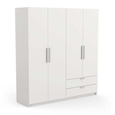 Armario 4 puertas GLORY blanco