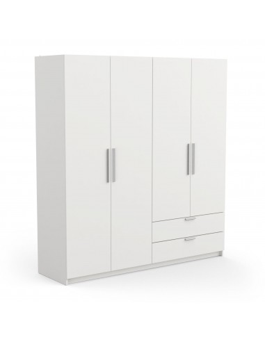Armario 4 puertas GLORY blanco