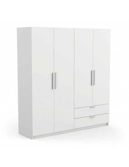 Armario 4 puertas GLORY blanco