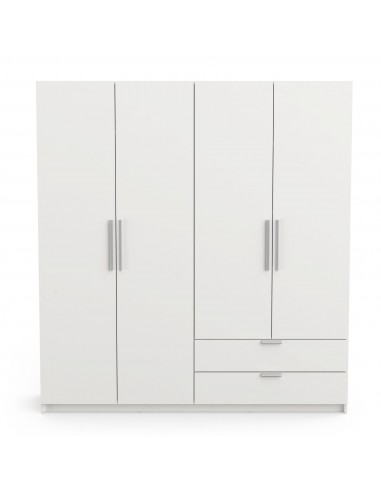Armario 4 puertas GLORY blanco