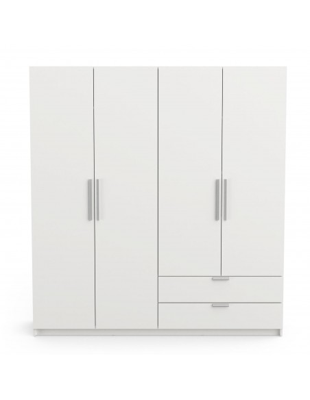 Armario 4 puertas GLORY blanco