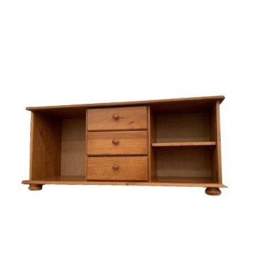 Mueble 3 Cajones 110 Miel - Diseño Rústico Ideal