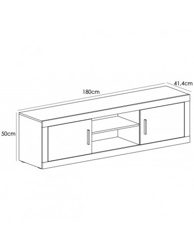 Mueble tv LARA 180cm