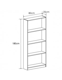 Estanteria 4 baldas AURA 2
