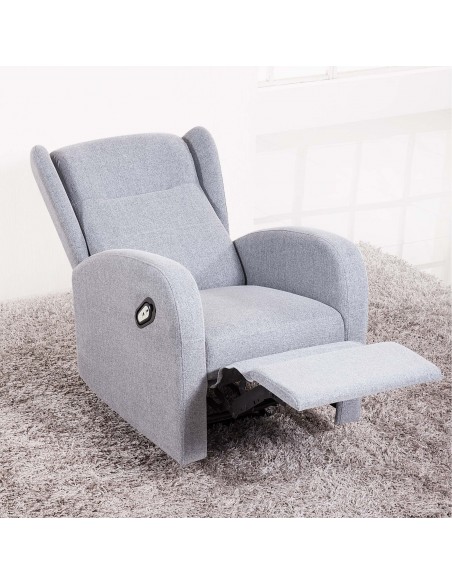 Sofá relax TRADE levantapersonas gris