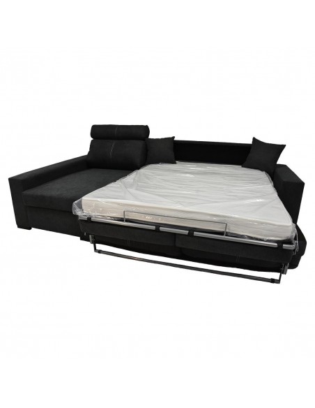 Chaisselongue cama GOLETA gris oscuro