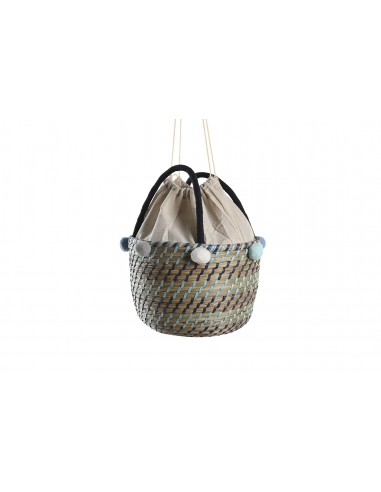 Cesta SEAGRASS pompon grande