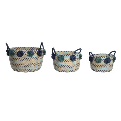 Cesta SEAGRASS Mediana - Estilo Natural y Elegante