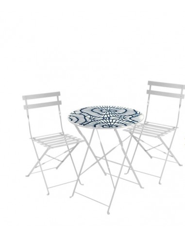 Mesa + 2 sillas ONDAS