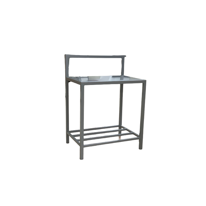 Mesa de noche CITY - Elegancia en color plata
