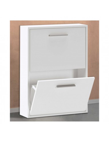 Zapatero 2 puertas AURA blanco