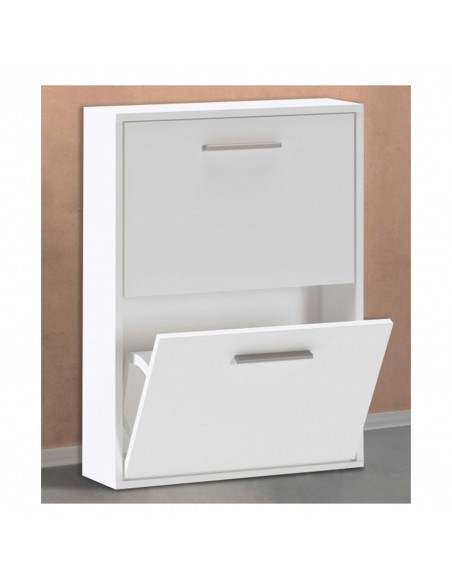 Zapatero 2 puertas AURA blanco