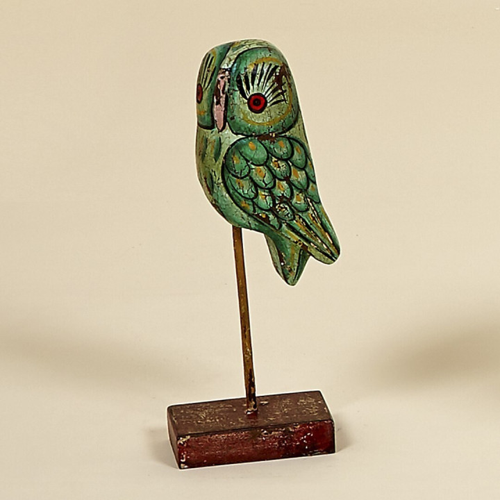 Buho VERDE madera
