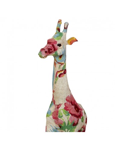 Figura JIRAFA flores 43cm