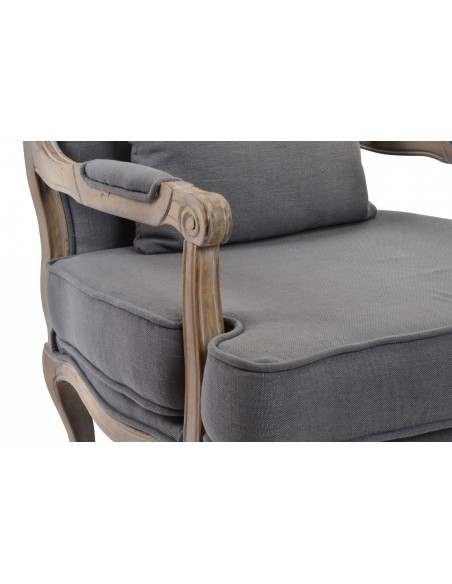 Sillón POLI madera gris