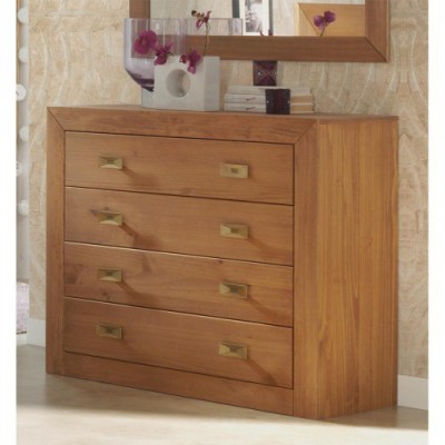 Cómoda BAHIA - Madera Maciza de Pino con Acabado en Cera