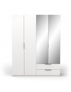 Armario 4p+2c+2e GHOST blanco mate 2