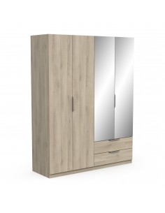 Armario 4p+2c+2e GHOST roble kronb