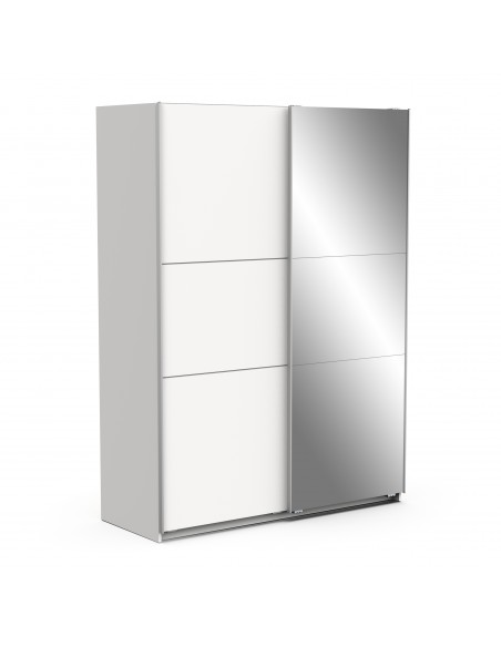Armario 2p+1e GHOST 150cm blanco mate