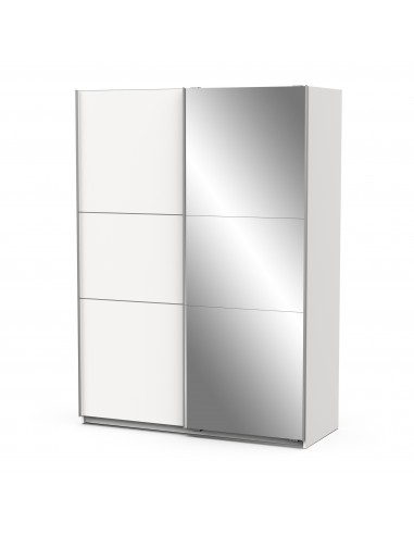 Armario 2p+1e GHOST 150cm blanco mate