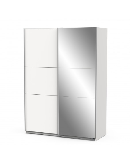 Armario 2p+1e GHOST 150cm blanco mate