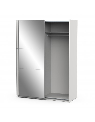 Armario 2p+1e GHOST 150cm blanco mate
