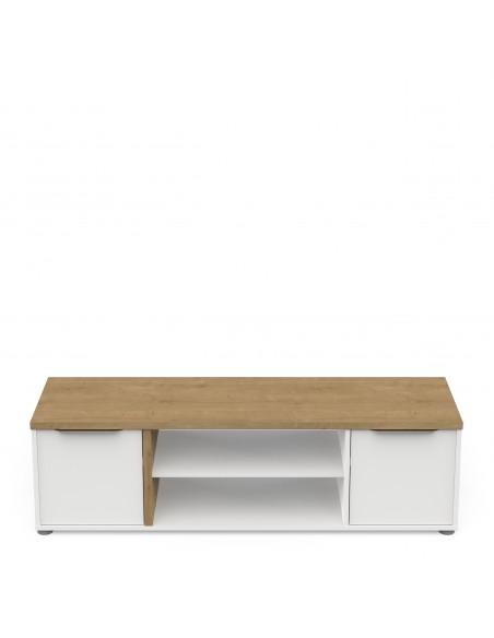 Mueble tv HAMILTON 135cm blanco mate