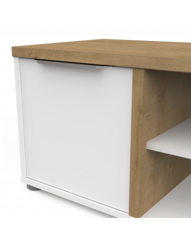 Mueble tv HAMILTON 135cm blanco mate