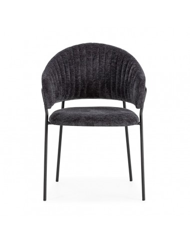 Silla LETICIA gris oscuro